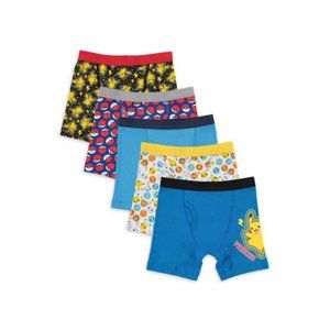 New Pokemon size 8 boxer briefs underwear boxers 5 pack boy's Christmas gift